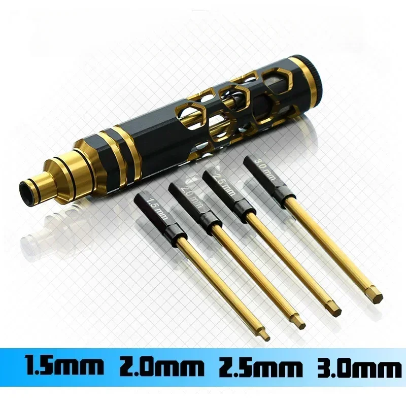 Rc Helicopter Tool Kit - 4 in 1 六角レンチ ドライバー ヘックススクリュードライバー