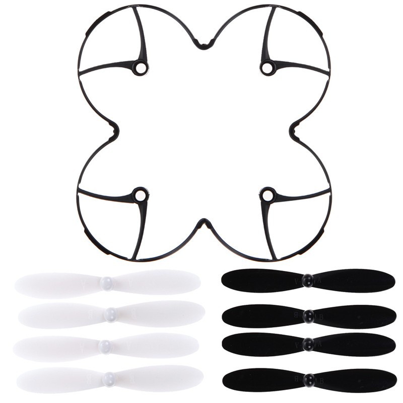 Rc Helicopter Remote Control - Hubsan X4/X6 プロペラガードリング + 8 個の小道具