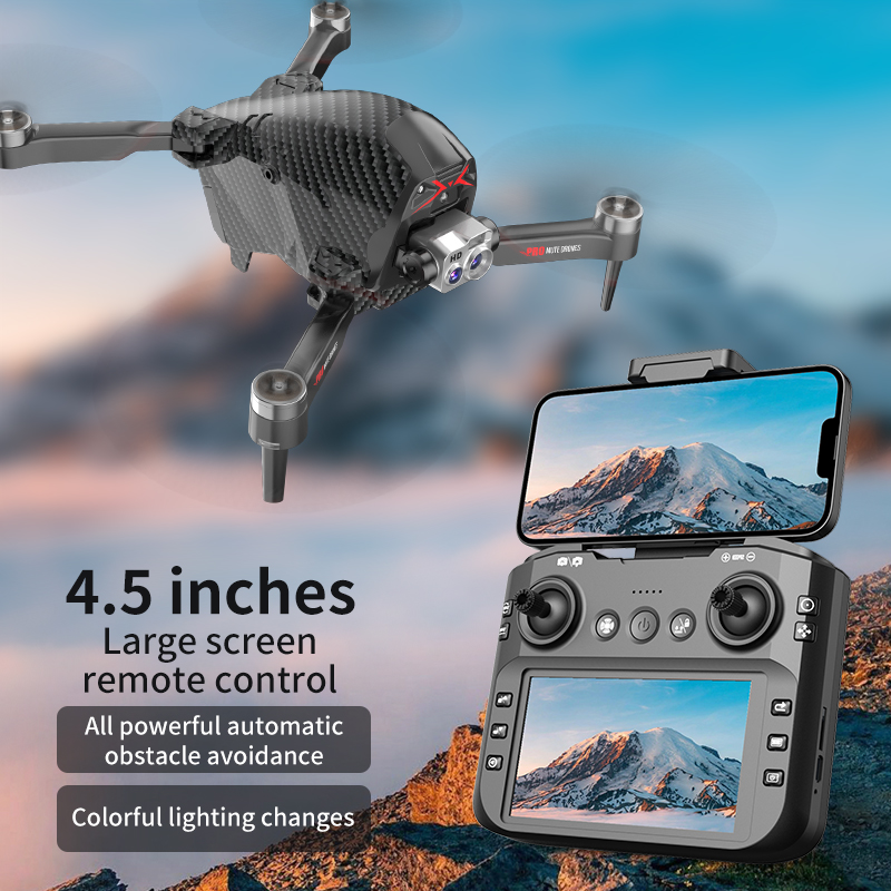 Rc Helicopter Charger - CS26ドローン、1080P FPVデュアルカメラ、スクリーンリモコン、ブラシレスモーター搭載、最大飛行高度50m、飛行速度5m/s、離陸重量140g、360度回転機能付き ° 障害物回避機能、バッテリー2個