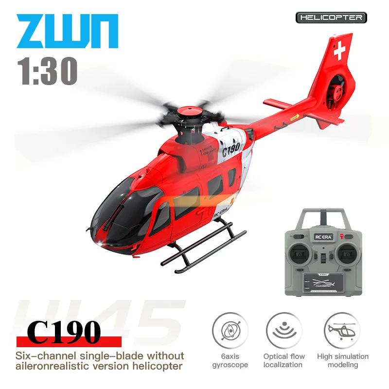 Rc Helicopter Case - C190 RCヘリコプター 2.4G 6軸ジャイロスコープ 1/30 6CH