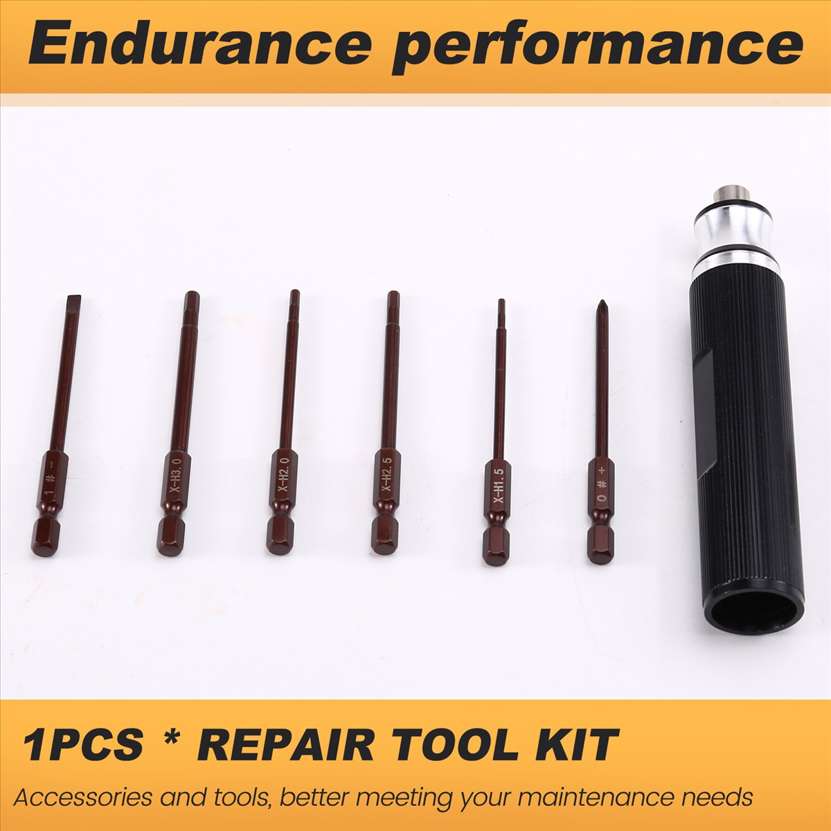 Rc Helicopter Tool Kit - ABJX 6-in-1 六角ドライバー 1.5/2.0/2.5/3.0mm 修理ツールキットセット RC