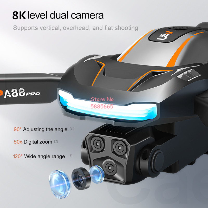 8K航空写真撮影 オプティカルフローポジショニング FPV  - Rc Helicopter Electric のレビューと価格