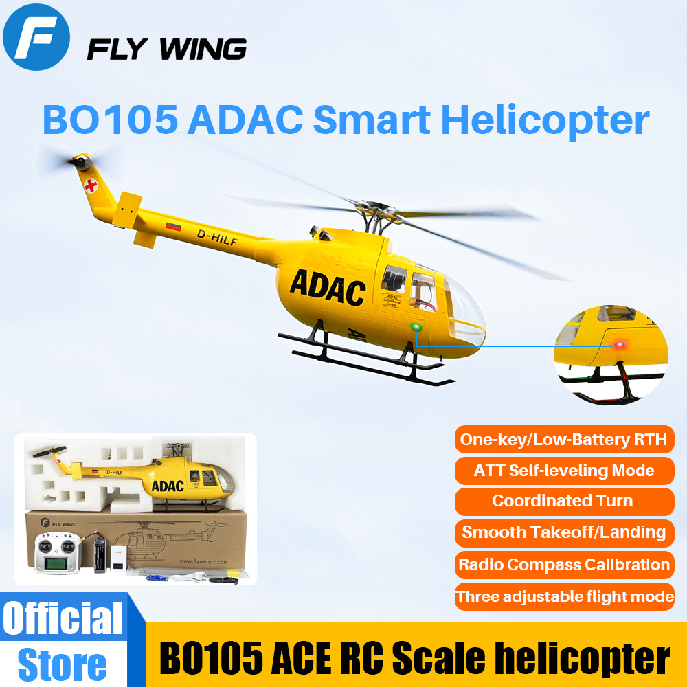 FLY WING BO105 スケールヘリコプター LEDラ - Rc Helicopter Charger のレビューと価格