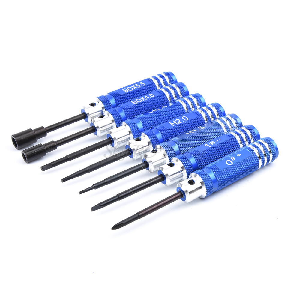 7ピース/セット0/1/1.5/2/2.5/4/5。5ミリメ - Rc Helicopter Tool Kit のレビューと価格
