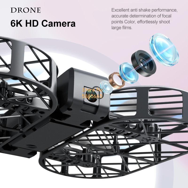 8K HD カメラ 360 °   保護オプティカルフローロ - Rc Helicopter Electric のレビューと価格
