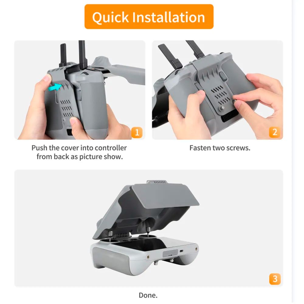 スクリーンプロテクターシェル DJI RC/RC2 リモコン - Dji Drone Mini 4 Pro のレビューと価格
