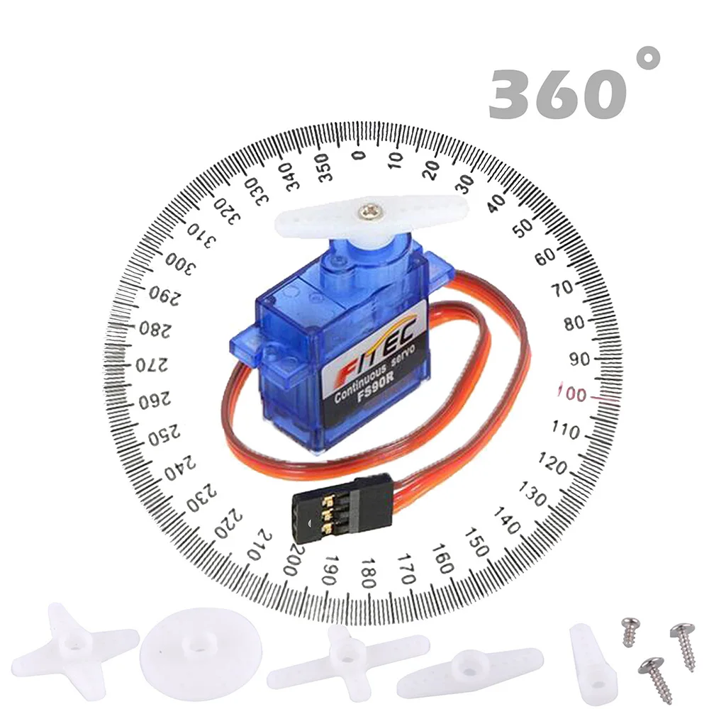 Feetech ミニ FS90R マイクロサーボ 360 度 - Rc Helicopter Motor のレビューと価格