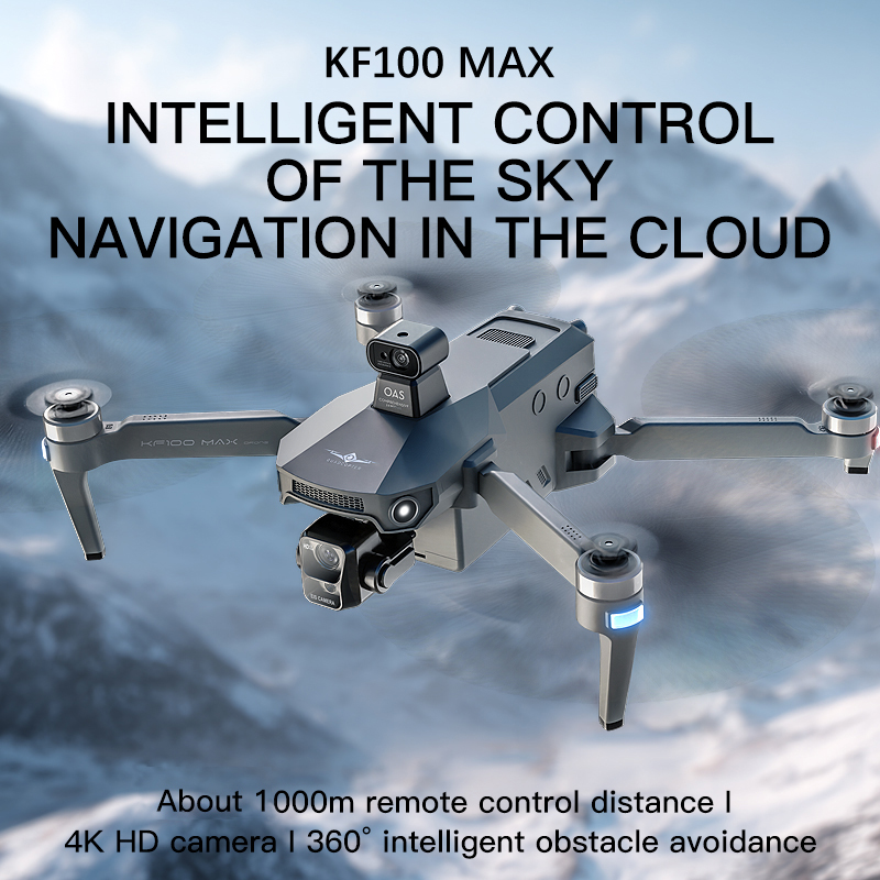 KF100 MAX GPSドローン 4Kカメラ 3軸ジンバル - Rc Helicopter Electric のレビューと価格