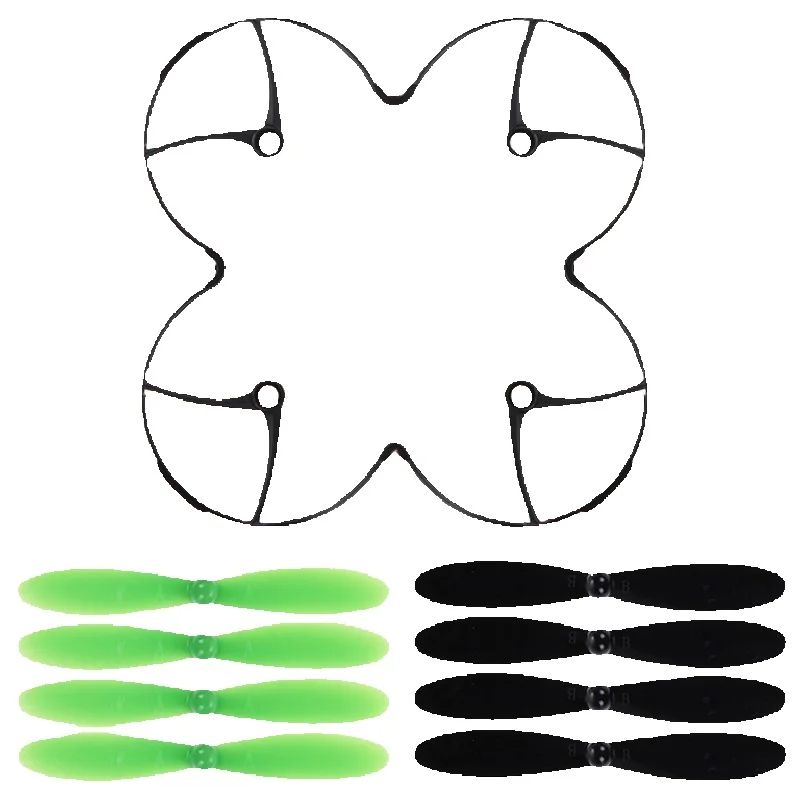 Hubsan X4/X6 プロペラガードリング + 8 個の - Rc Helicopter Remote Control のレビューと価格