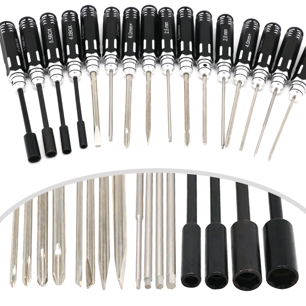 RC 六角ドライバーセット - 16 個六角六角ドライバーキ - Rc Helicopter Tool Kit のレビューと価格