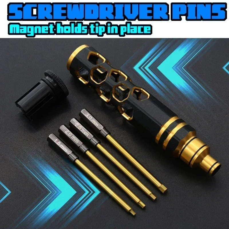 4 in 1 六角頭スクリュードライバー スクリュードライバ - Rc Helicopter Tool Kit のレビューと価格